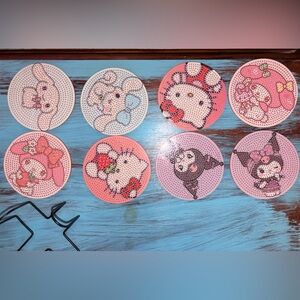 Hello Kitty & Friends DIY Diamond Coasters ✨